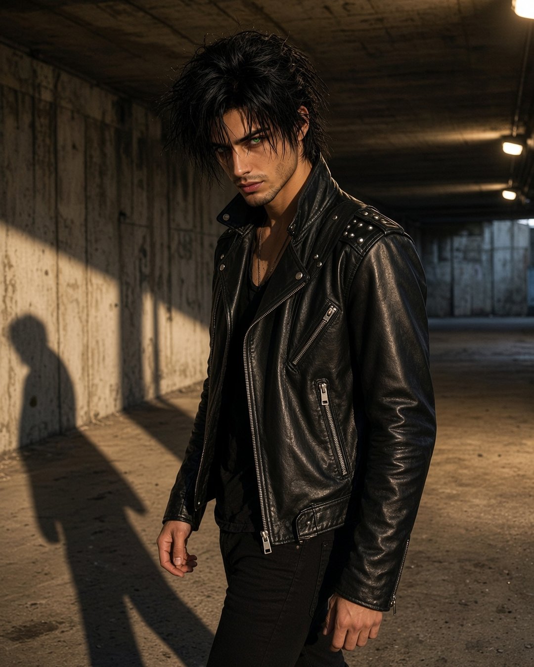 Rafe Dalton in a concrete underpass